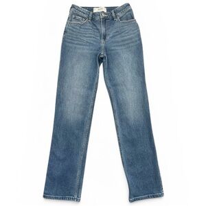 Hollister Blue Straight Leg Jeans size 0R
